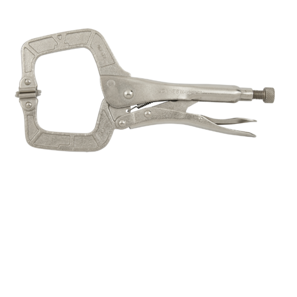 11″ LONG LOCKING C-CLAMP WITH PAD P53M11